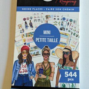NWT Happy Planner Rong Rong 'Going Places' 544 pcs Sticker Book Mini Fashion NEW